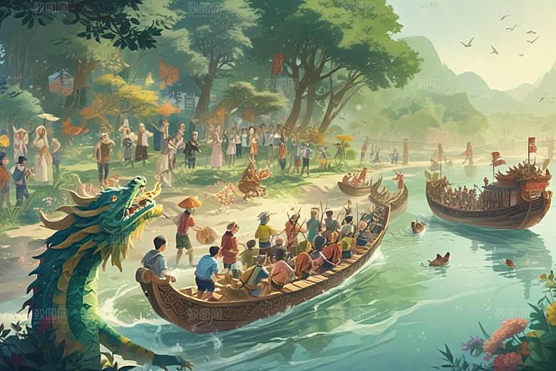 神秘植物缠绕中国风蛇图集图片