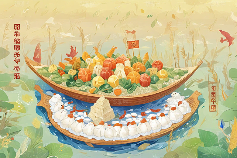 美食汇聚龙舟盛宴图片