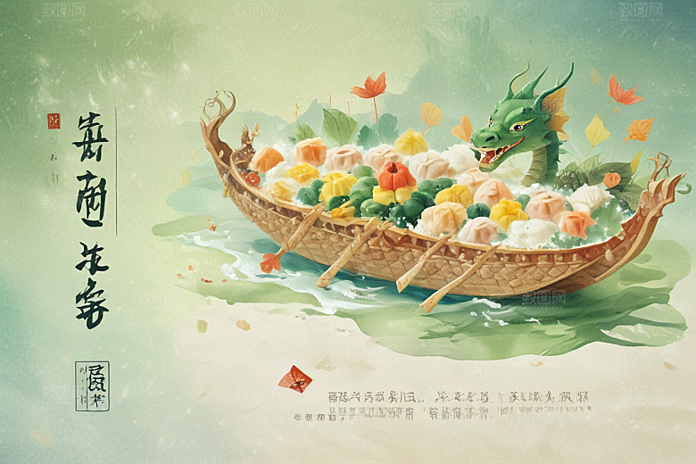 美食汇聚龙舟盛宴图片