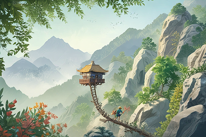 桂林山水甲天下图片