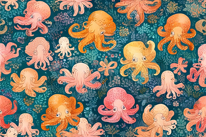 猎豹威猛艺术插画印象图片