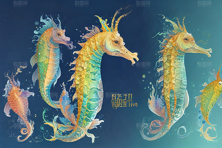 未来海洋世界海马变形记图片