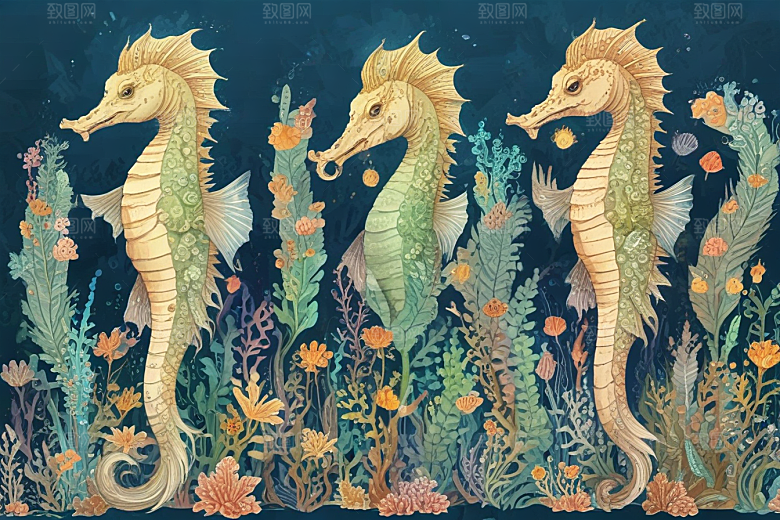 未来海洋世界海马变形记图片