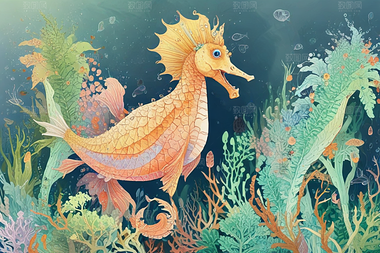 未来海洋世界海马变形记图片