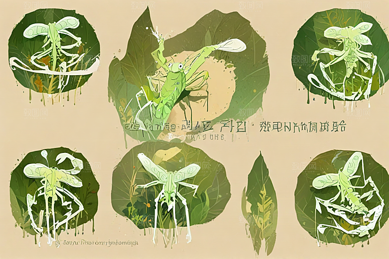 奇特视角昆虫写实画图片