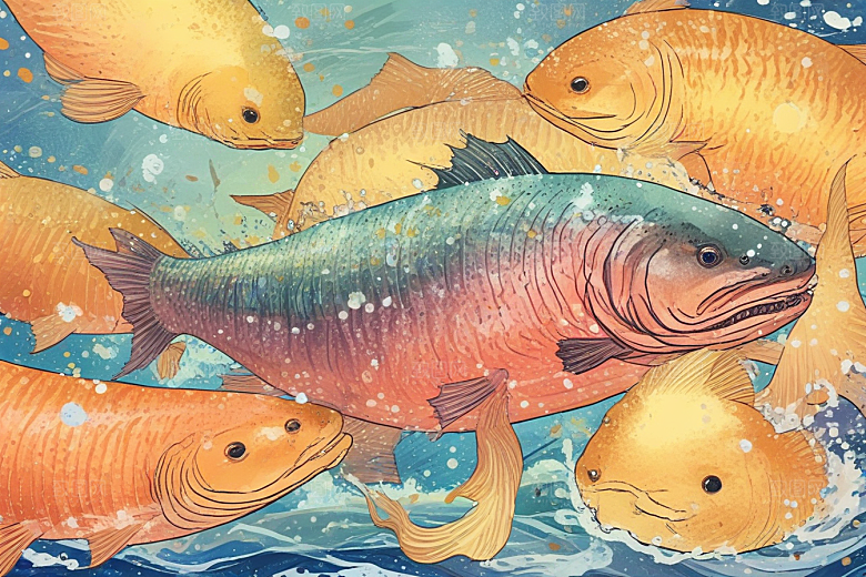 图解水下生物图片