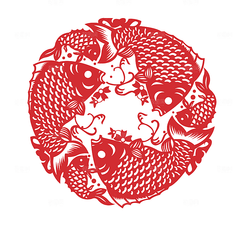 新年春节剪纸创意素材