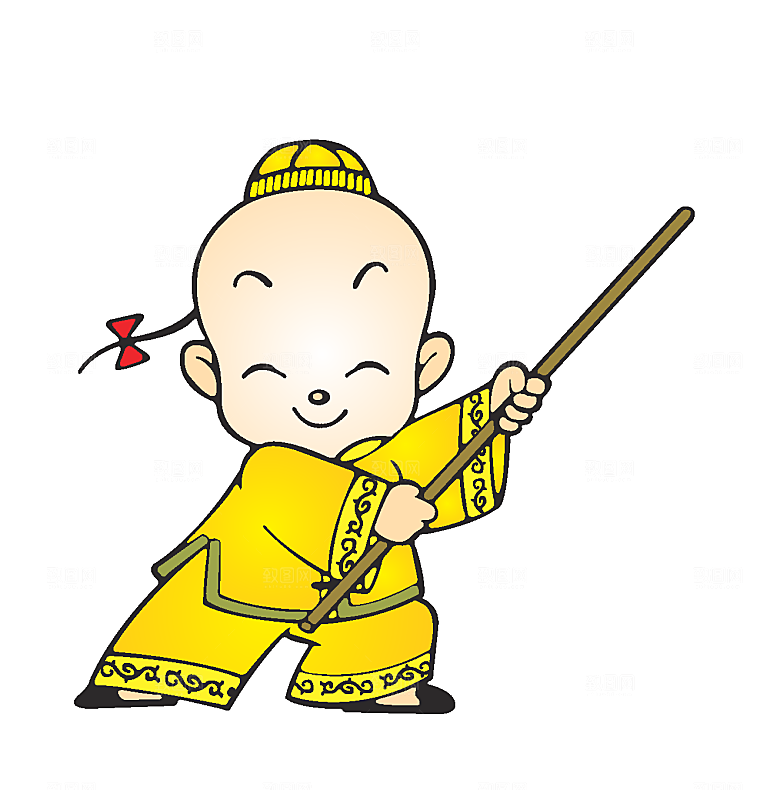 创意新年卡通手绘年华哇哇素材元素