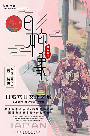 日本旅行宣传海报