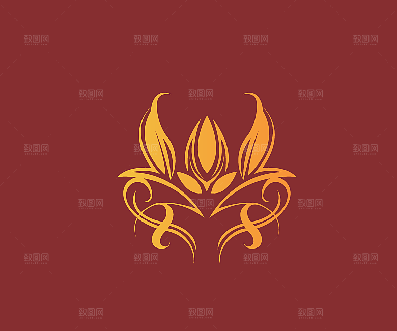 矢量中国古典花纹元素
