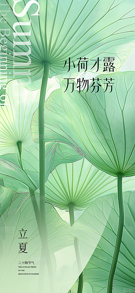 立夏医美节气海报