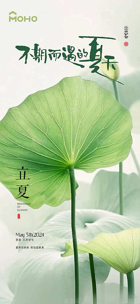 立夏医美节气海报