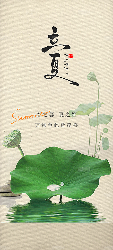 立夏医美节气海报