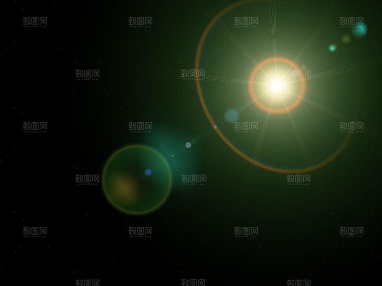 474黑色背景光效