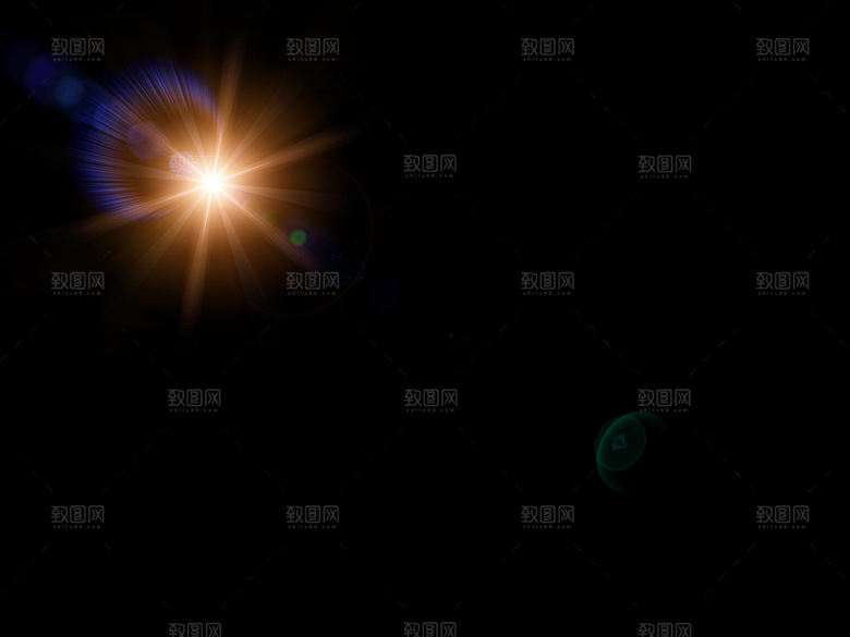 光点光圈光线光效光晕