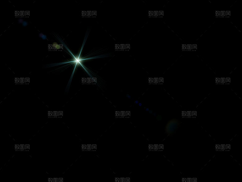 光点光圈光线光效光晕