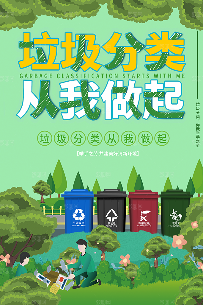 垃圾分类 创建文明城市
