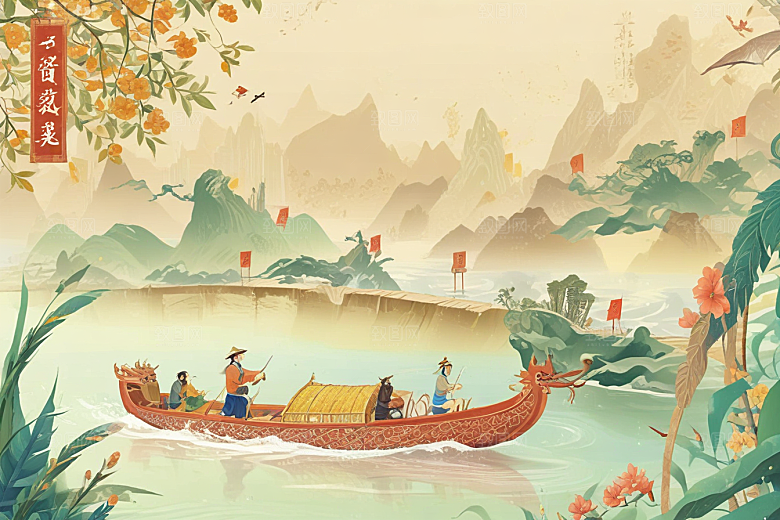 古代人民同舟共济共创辉煌图片