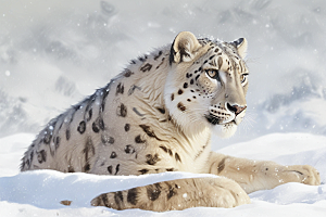 雪域高原神秘豹族雪豹图片
