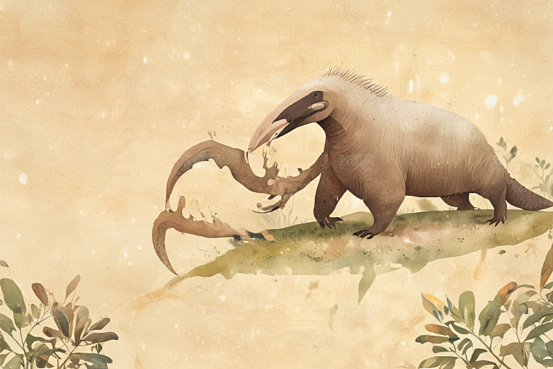奇特鸟类生物多角度展示图片