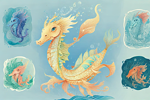 海洋精灵奇幻世界海马物语图片