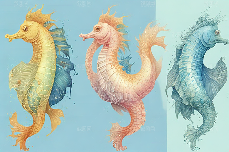 海洋精灵奇幻世界海马物语图片