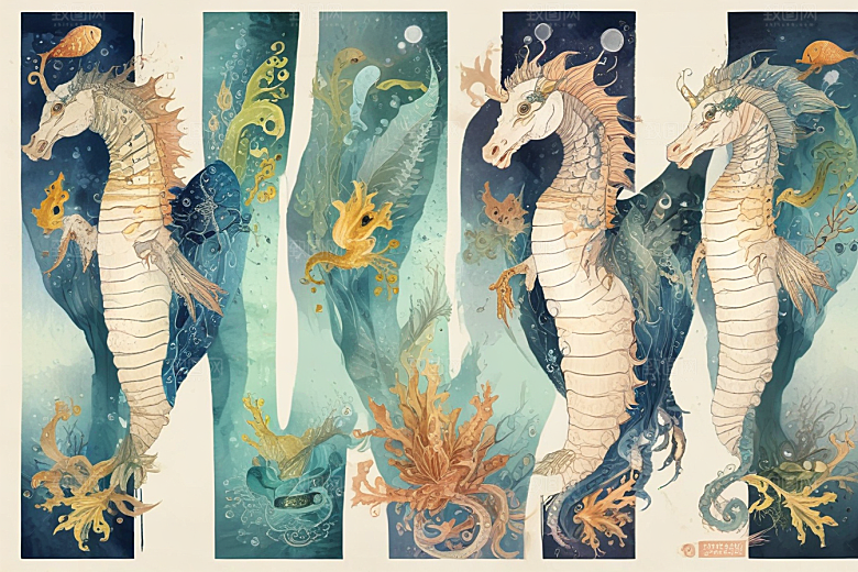 海洋精灵奇幻世界海马物语图片