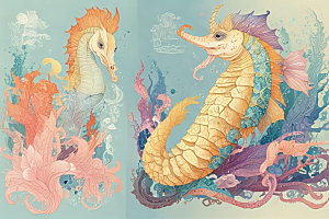 海洋精灵奇幻世界海马物语图片