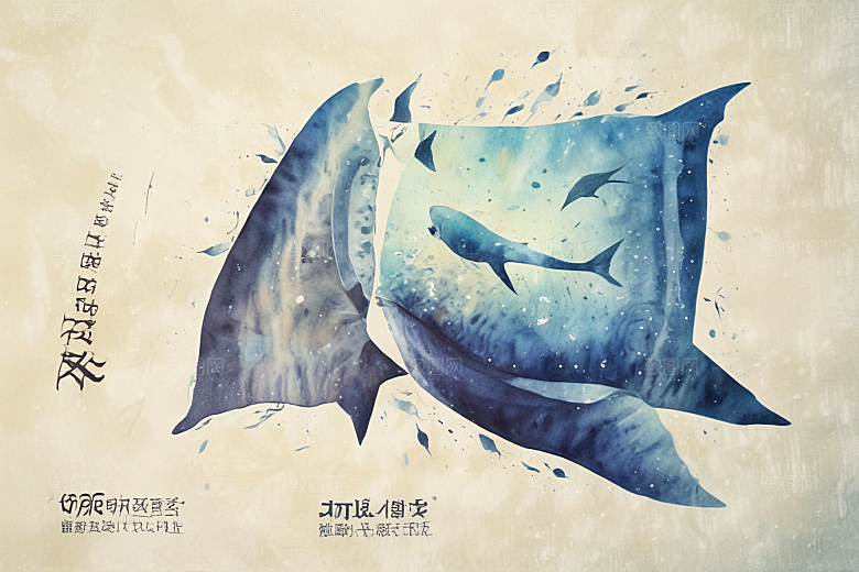 海底生物奇幻画作展神秘水下世界图片