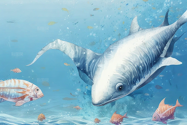 海底生物奇幻画作展神秘水下世界图片