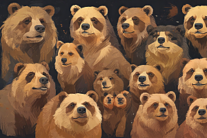 棕熊北极熊混血熊类新物种图片