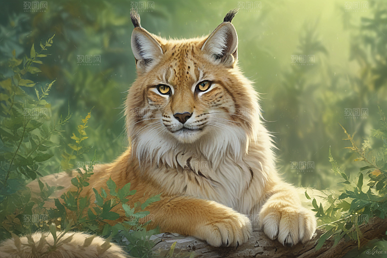 欧亚猞猁荒野独行杀手图片