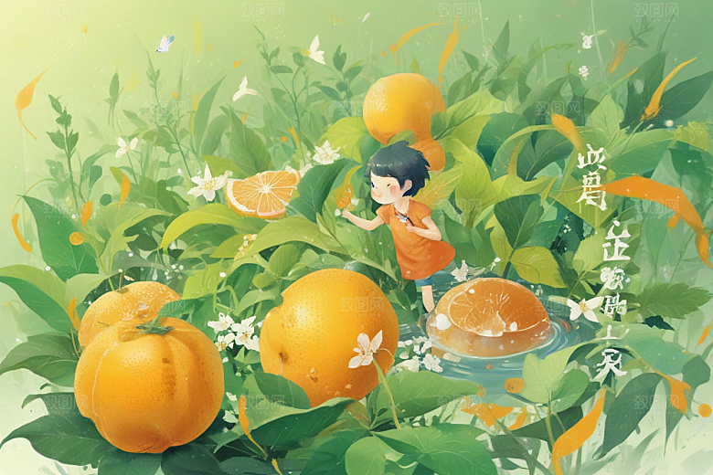 春日繁花鸣鸟图片