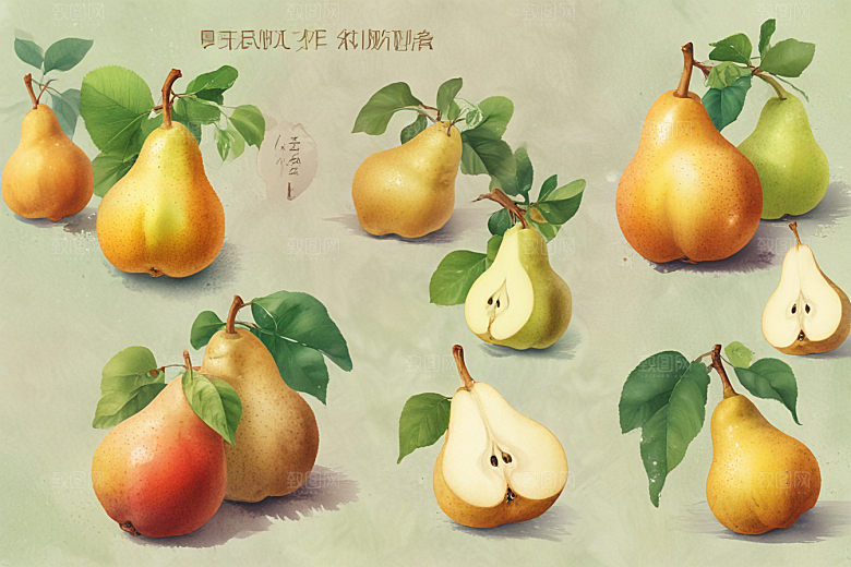 满目梨香甜蜜果园图片