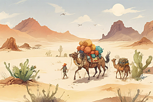 沙漠探险之旅图片