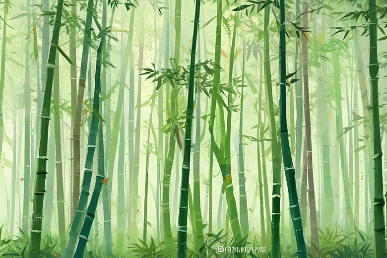 宁静致远竹林深处人家图片