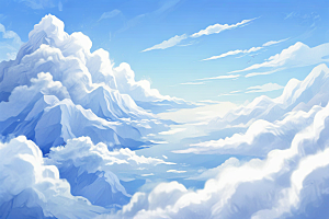 云端之上仙境图片