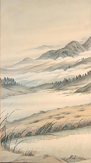 插画自然漫画风元素图片