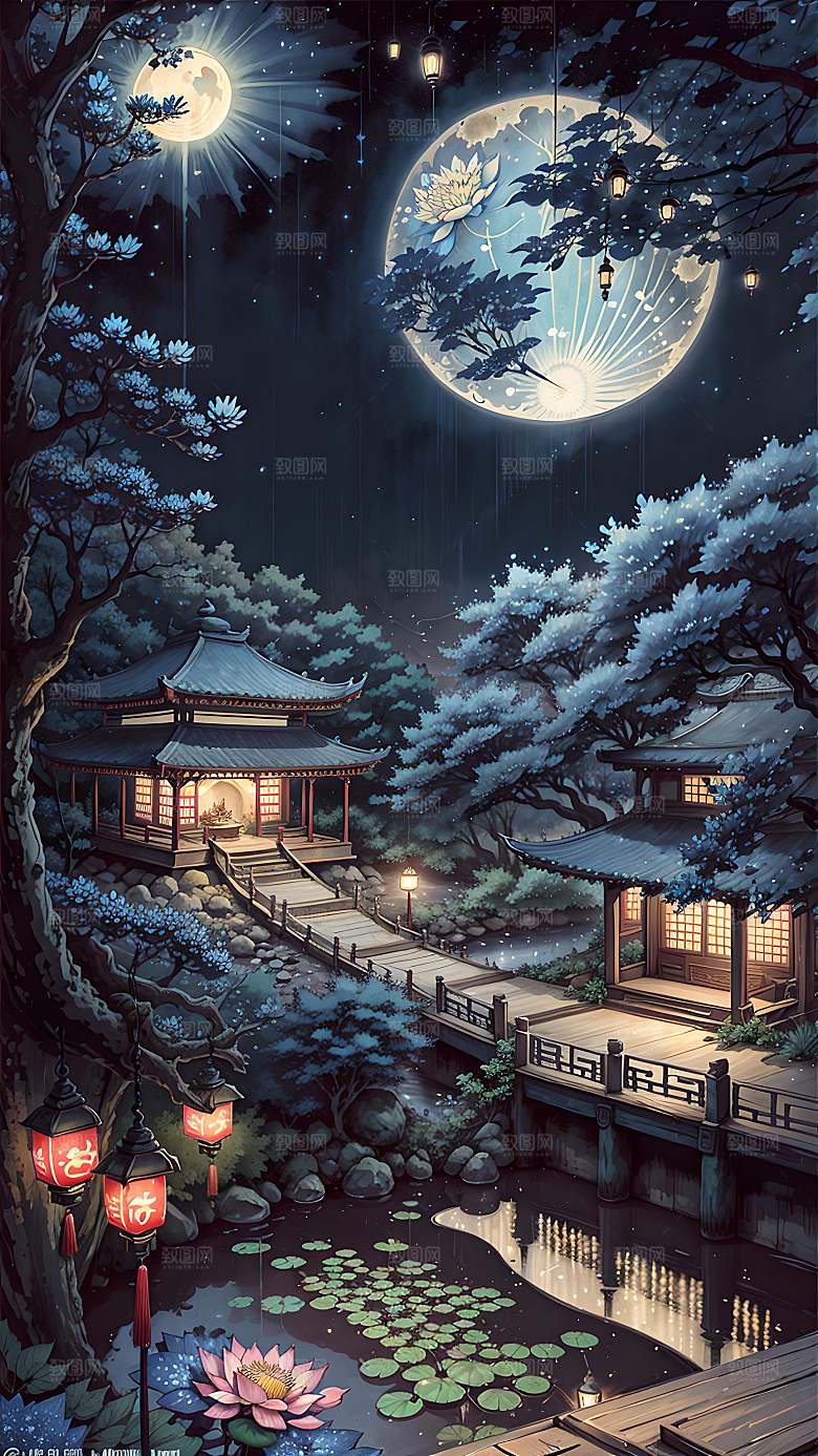 插画自然漫画风元素图片