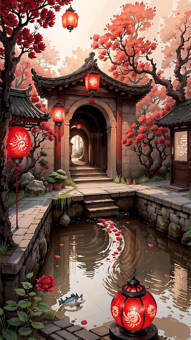 插画自然漫画风元素图片