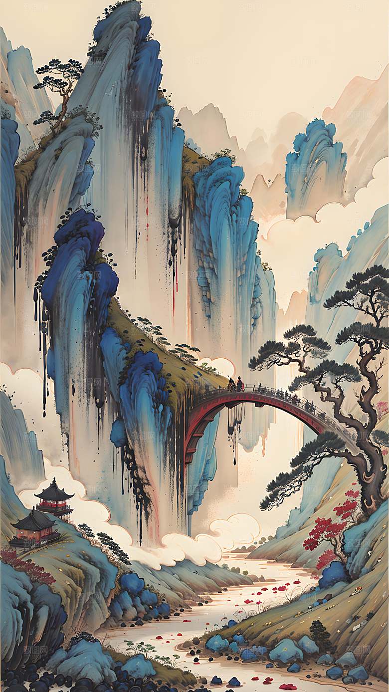 插画自然漫画风元素图片