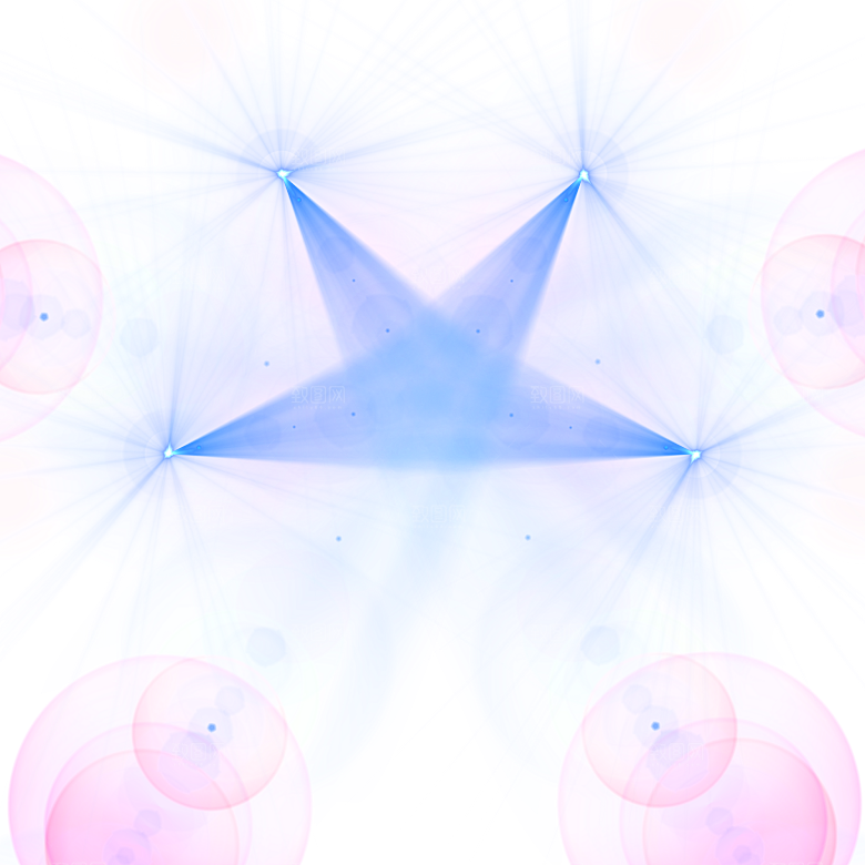 光点光线光效光晕星