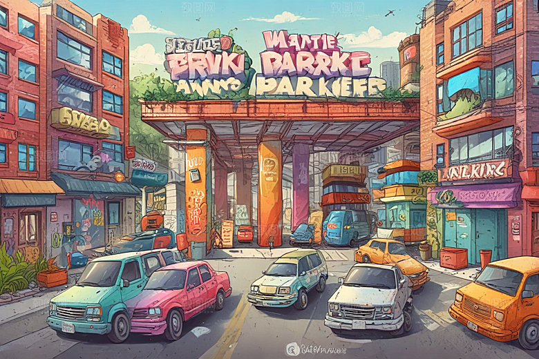 城市建筑与道路的和谐布局图片