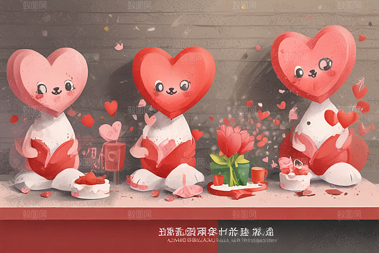 情人节专属：爱的艺术品图片