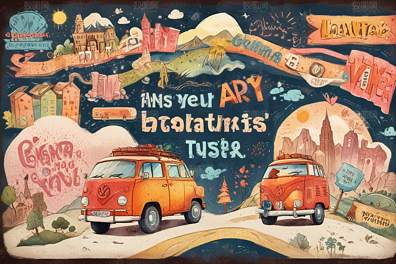 浪漫自驾旅程与你共度美好时光图片
