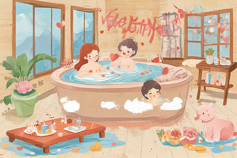 情人节温泉泡汤盛宴图片