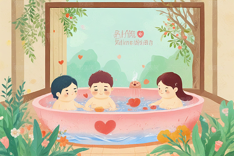 情人节温泉泡汤盛宴图片