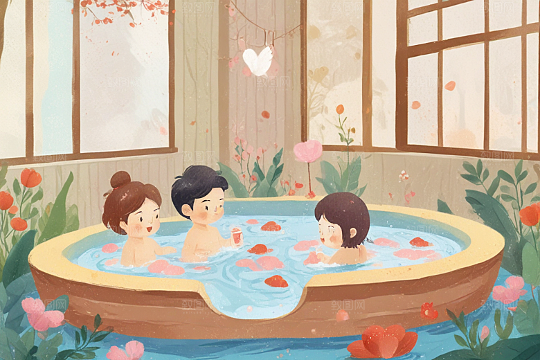 情人节温泉泡汤盛宴图片
