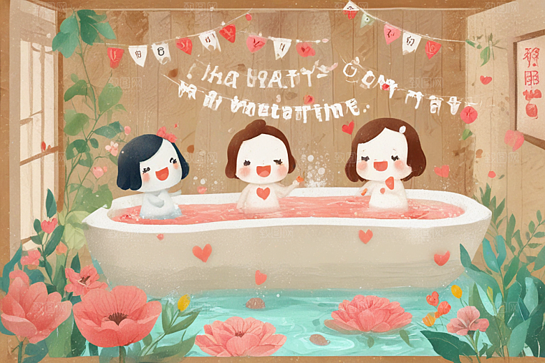 情人节温泉泡汤盛宴图片