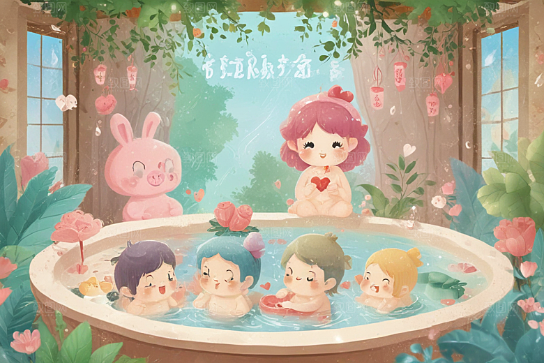情人节温泉泡汤盛宴图片